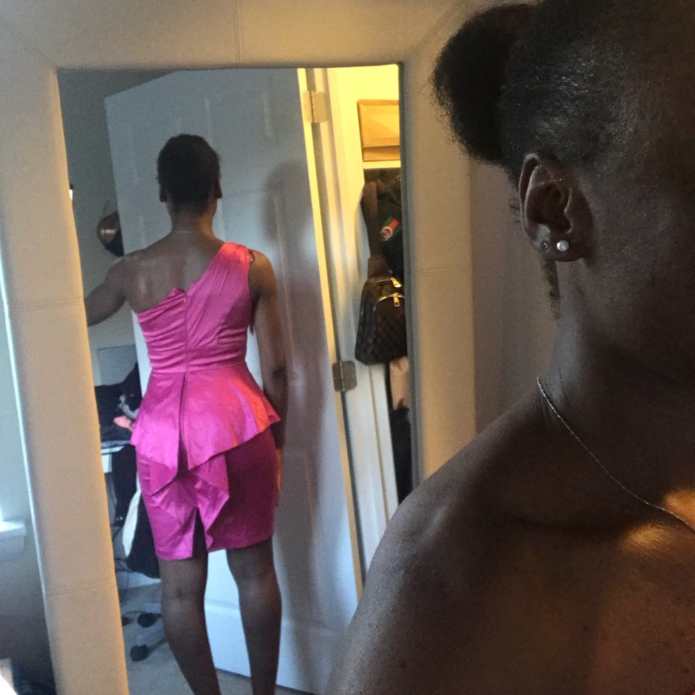 Beautiful pink cocktail dress